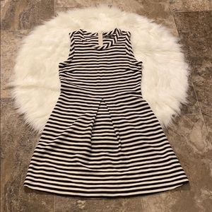 Madewell stripped sleeveless dress small